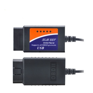 V1.5 ELM 327 เครื่องสแกนเนอร์วินิจฉัยรถยนต์ OBD OBDII ELM327 คุณภาพสูง