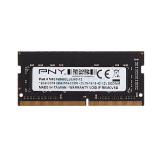 RAM DDR4(2666, NB) 16GB PNY แรม ประกัน LT.