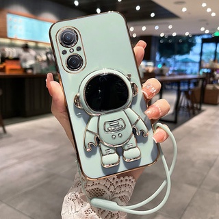 [พร้อมส่ง] เคสโทรศัพท์มือถือ กันกระแทก ลายนักบินอวกาศ พร้อมขาตั้ง สําหรับ Huawei Nova 9se 9 Pro 9 8i 8se 8 Pro 8 4