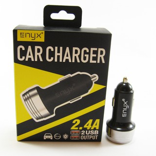 ENYX Car Charger 2.4A 2 USB ที่ชาจร์มือถือในรถ อะแดปเตอร์ชาร์จในรถ หัวชาร์จเร็ว