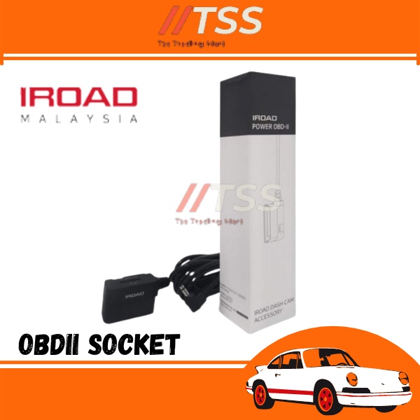 IROAD OBD-II สายไฟสําหรับไฟฟ้า / ไม่ใช่ไฟฟ้า ODB