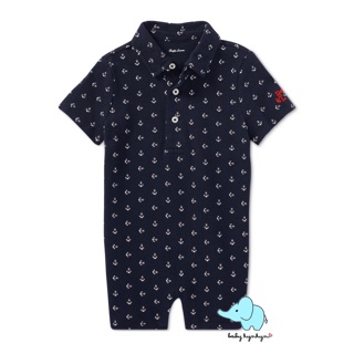 Ralph Lauren Printed Cotton Romper, Baby Boys (6 MONTHS)