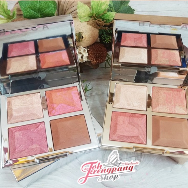 ของแท้ค่ะ BECCA x Khloe Kardashian & Malika Haqq Bronze, Blush & Glow Palette (Limited Edition) 12g 