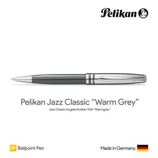 Pelikan Jazz Classic "Warm Grey" Ballpoint Pen - ปากกาลูกลื่นพิลิแกนแจ๊ซ คลาสสิค สีวอร์มเกรย์