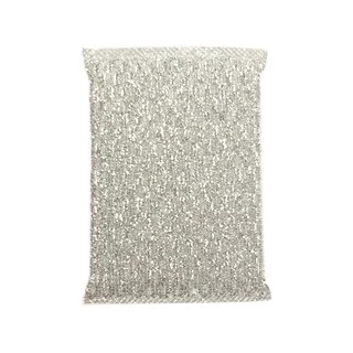 Poly-Brite โพลี-ไบรท์ ฟองน้ำหุ้มตาข่ายซิลเวอร์ ไม่ก่อให้เกิดริ้วรอย