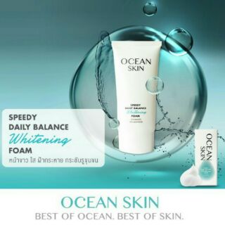 OCEAN SKIN Speedy Daily Balance Whitening Foam
(ขนาดปกติ 150 ml)