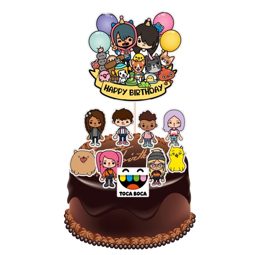 TOCA BOCA ท็อปเปอร์เค้ก