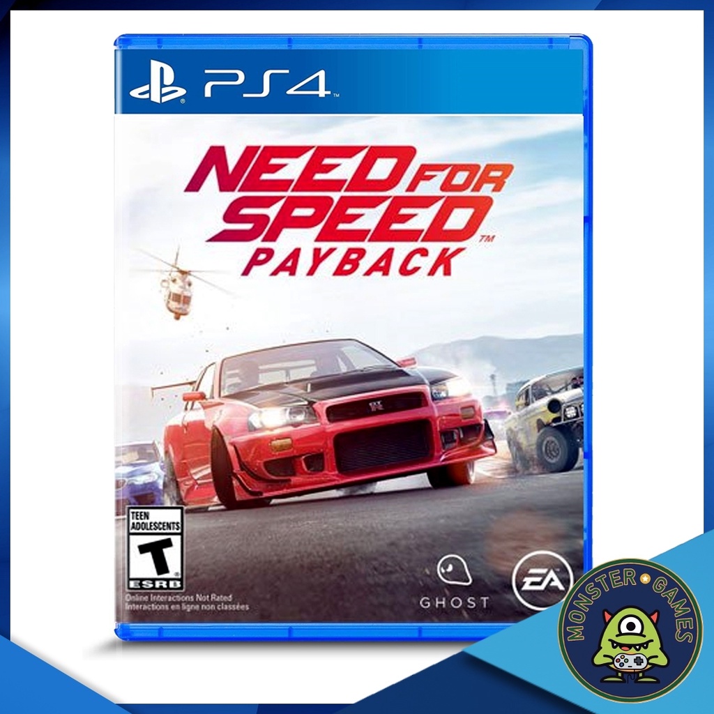Need For Speed Payback Ps4 แผ่นแท้มือ1 !!!!! (Ps4 games)(Ps4 game)(เกมส์ Ps.4)(แผ่นเกมส์Ps4)(NFS Payback PS4)(NFS Ps4)