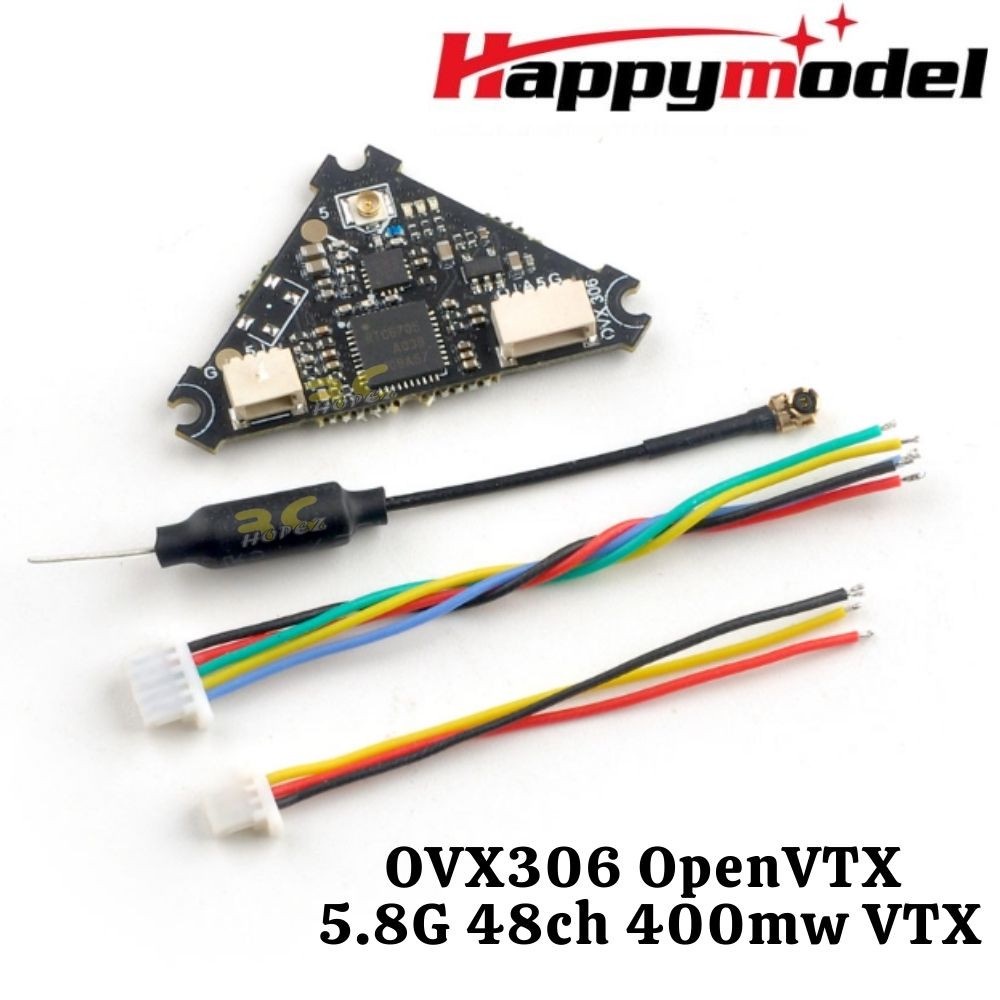 Happymodel OVX306 OpenVTX 5.8G 48ch 400mw VTX 25.5x25.5mm (แทน whoop_vtx) HP-OVX306