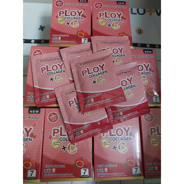 Ploy collagen คอลลาเจน รสพั้นซ์ แบบชง