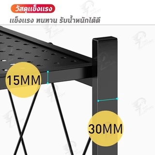 ชั้นวางของพับเก็บได้ โครงเหล็ก มีล้อเคลื่อนย้ายได้ง่าย รับน้ำหนักได้เยอะ ตัวล้อคแน่นหนา กันสนิม มีให้เลือก 2-5 ชั้น ZD
