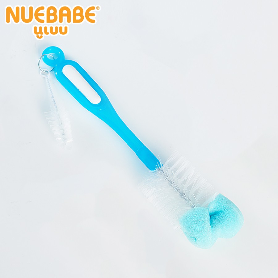 Nuebabe فرشاة رضاعات برأس إسفنجي — صورة 7