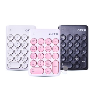 Oker คีย์บอร์ด WIRELESS NUMERIC KEYPAD OKER KP-2610