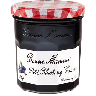 BONNE MAMAN WILD BLUEBERRY 370 G./ แยมบอนน์มาม็องรสบลูเบอร์รี ขนาด 370 กรัม