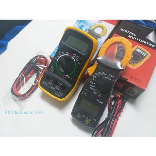 Digital multimeter และ Digital Clamp amp 1ชุดมี 2ชิ้น