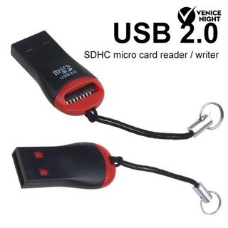 เครื่องอ่านการ์ด Micro Sdhc Tf Ke Usb 2.0 แบบพกพา