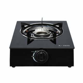 KASHIWA เตาแก๊ส หน้ากระจก หัวเดี่ยว รุ่น X-1600 กระจกนิรภัย เตาแก๊ส 1 หัว