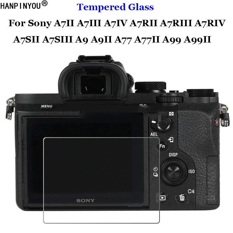 For Sony Alpha ILCE-7 7R 7S 9 77 99 A7 A7R A7S III IV A9 A77 A99 II A7II A7III A7IV A7RII A7RIII A7SII A7SIII A9II A77II A99II Camera Tempered Glass 9H 2.5D LCD Screen Protector Explosion-proof Film Toughened Guard