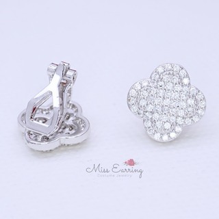 Miss Earring ต่างหูหนีบ CZ Lady million Lucky