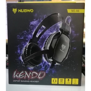 NUBWO A6 หูฟังเกมมิ่ง มีไมค์ รุ่น NO-A6 Gaming Headphone Esport