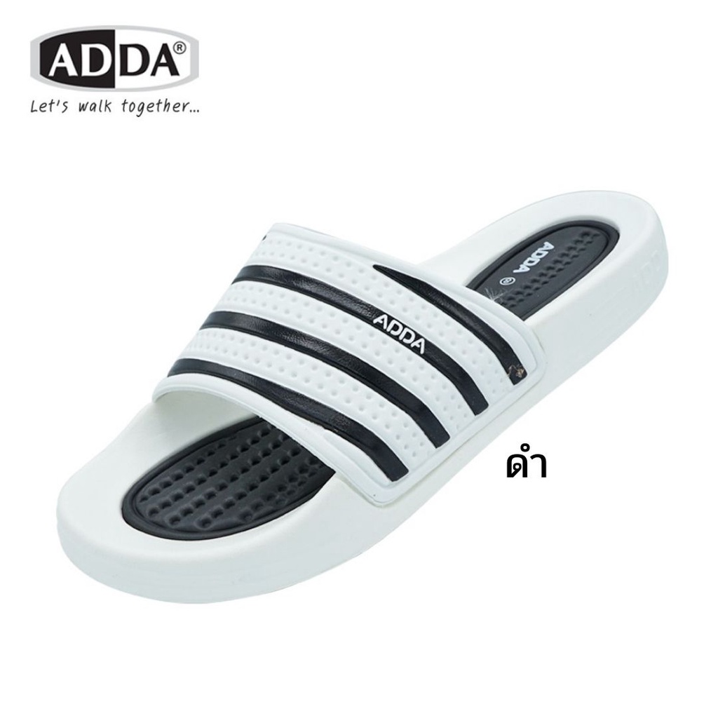 รองเท้าแตะ แบบสวม ลายริ้ว  ADDA (แอดด้า) รุ่น 3T15 ไซส์ 6-9 รุ่นสุดฮิต สีแดง กรม เทา ดำ นุ่ม ใส่สบาย