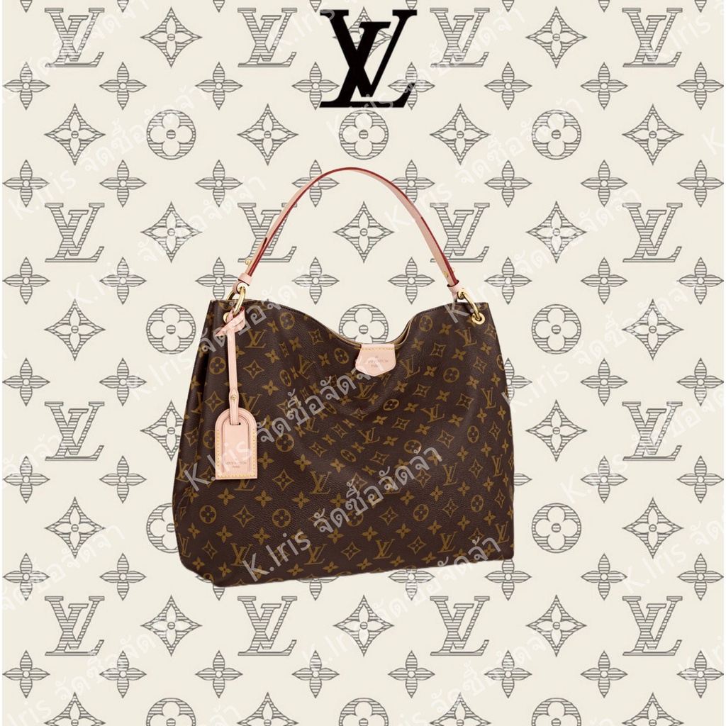 Louis Vuitton/ LV/ GRACEFUL กระเป๋าถือขนาดกลาง