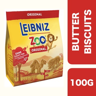 Leibniz Zoo Butter Biscuit Original 100g ++ ไลบนิซ ซู บัตเตอร์ บิสกิต ออริจินัล 100 กรัม