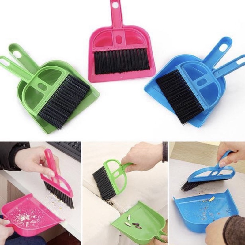 ใหม่ล่าสุด MINI BROOM SET MULTIPURPOSE MINI BROOM DUSTPAN SET รถ DUST BROOM