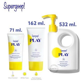 👉เหลือ 770.- โค้ด 8MZCRVW💕 SUPERGOOP! Play Everyday Lotion SPF 50 with Sunflower Extract ครีมกันแดด