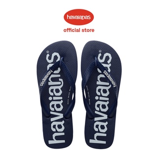 Havaianas รองเท้าแตะ ลายโลโก้ สีกรมท่า สําหรับทุกเพศ