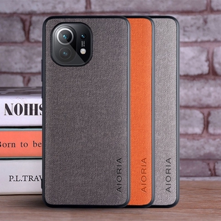 เคสมือถือแบบผ้าทอสําหรับ Xiaomi Mi 11 5 กรัม