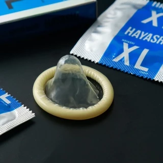 Hayashi XL Condom Size 54 mm. ถุงยางอนามัยฮายาชิ เอ็กซ์แอล ขนาด 54 มม.