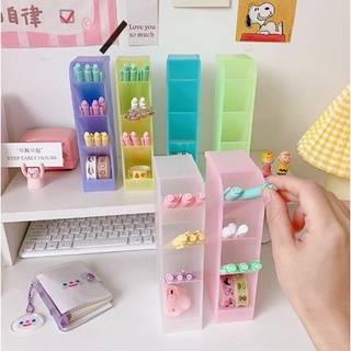 คอนโดปากกาแฟนซีสุดน่ารักก 4 ชั้น 1 ช่อง และ 2 ช่อง สีสันน่ารักสดใสน่าใช้งาน!!