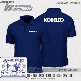 ใหม่ล่าสุด Kobelco Excavator เสื้อโปโล คอปกโปโล คุณภาพ Distro JP joeragants