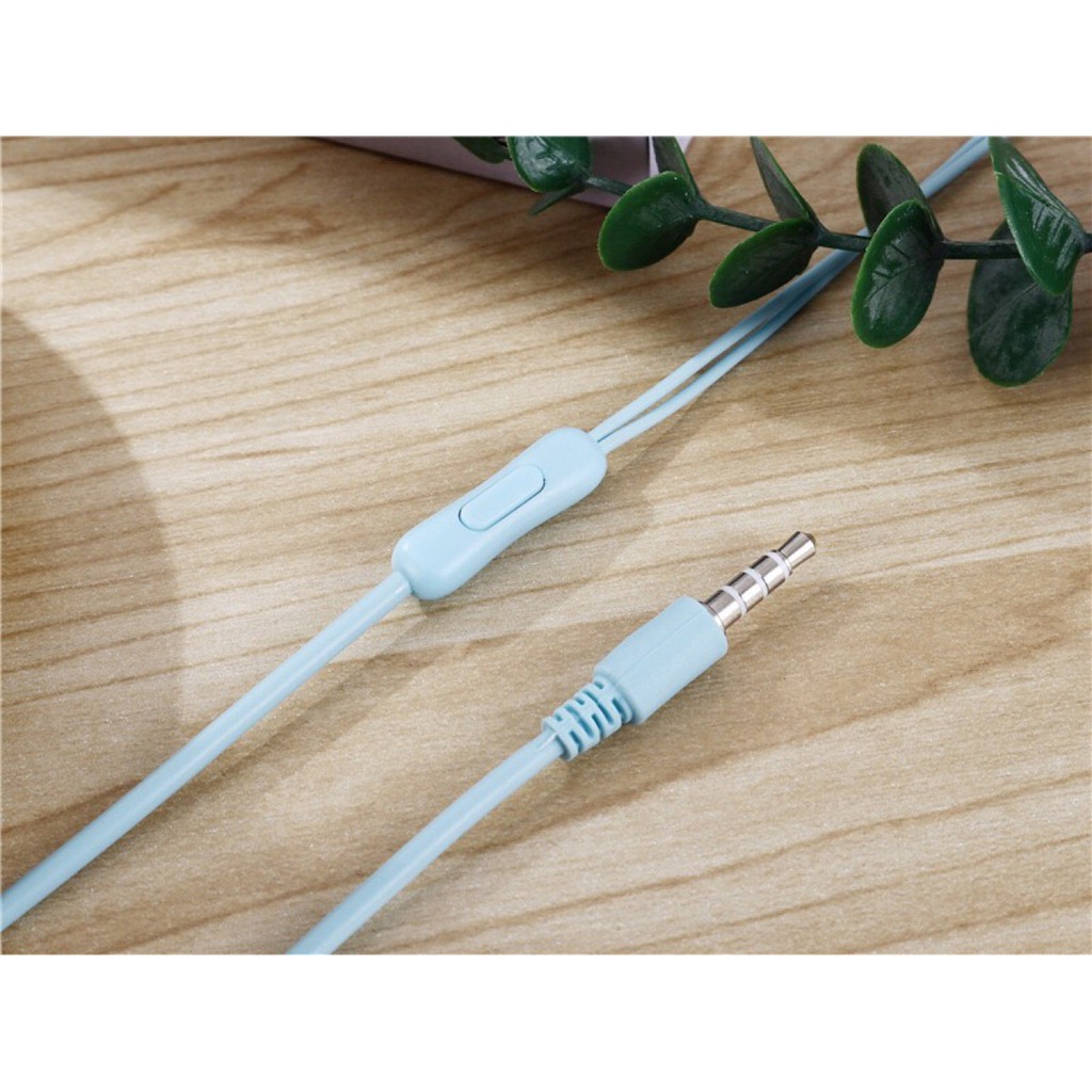 U19 Macaron Color 3.5mm HIFI Headset Over Ear 1.2m Earphone