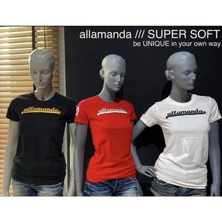 Allamanda By AEIOU G01เสื้อยืด งานปัก รุ่นผ้านุ่มพิเศษ Limited สินค้าของแท้  (S.M.L.XL) รุ่นขายดี