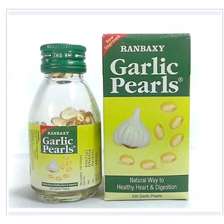 SALE อาหารเสริมขาดสารอาหาร Garlic Pearls น้ำมันกระเทียมสกัด 100 เม็ด (SN-002) อาหารเสริมขายดี