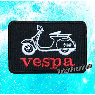 Vespa เวสป้า - ตัวรีด (Size M) ตัวรีดติดเสื้อ