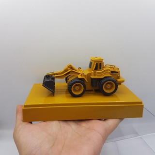 RC TRUCK รถตักดิน บังคับวิทยุ มาตราส่วน 1:64 รีโมทบังคับไร้สาย ทำงานได้เหมือนของจริง ตักดินได้จริง (เหลือง)