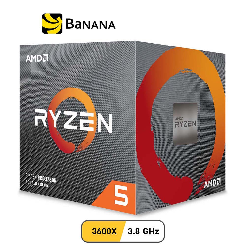 AMD CPU Ryzen 5 3600X 3.8GHz 6C/12T AM4 (Gen3)