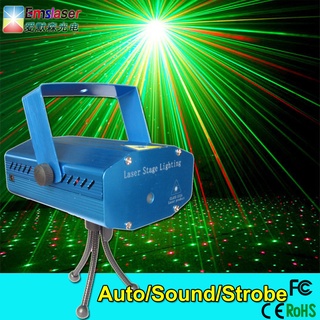 mhfsuper ไฟดิสโก้ ไฟปาร์ตี้ Mini Laser Stage Lighting รุ่น YX-09-00B-Rat