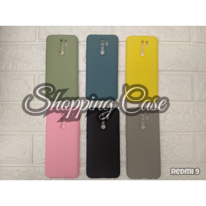 SHC888 REDMI 9 SIX CANDY CASE PREMIUM SOFTCASE สี PLAIN