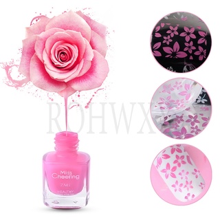 ยาทาเล็บมันเพ้นท์เล็บ ยาทาเล็บเจลสีพื้น nail polish อุปกรณ์สําหรับตกแต่งเล็บ（7ml）