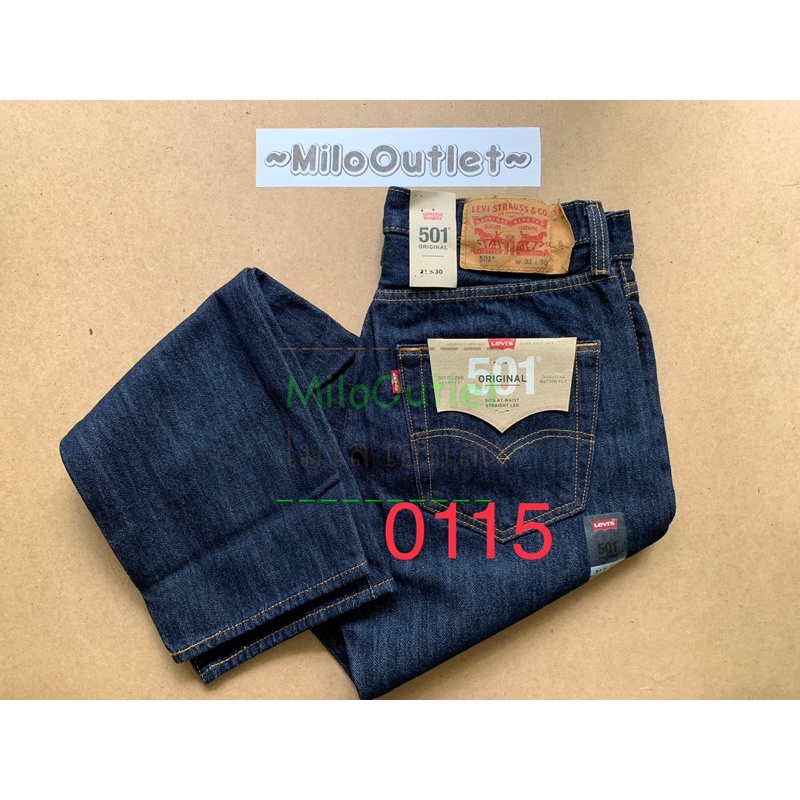 กางเกงยีนส์ Levi’s 501 รหัสผ้า 0115 Made in Egypt/Pakistan ของแท้ 100%