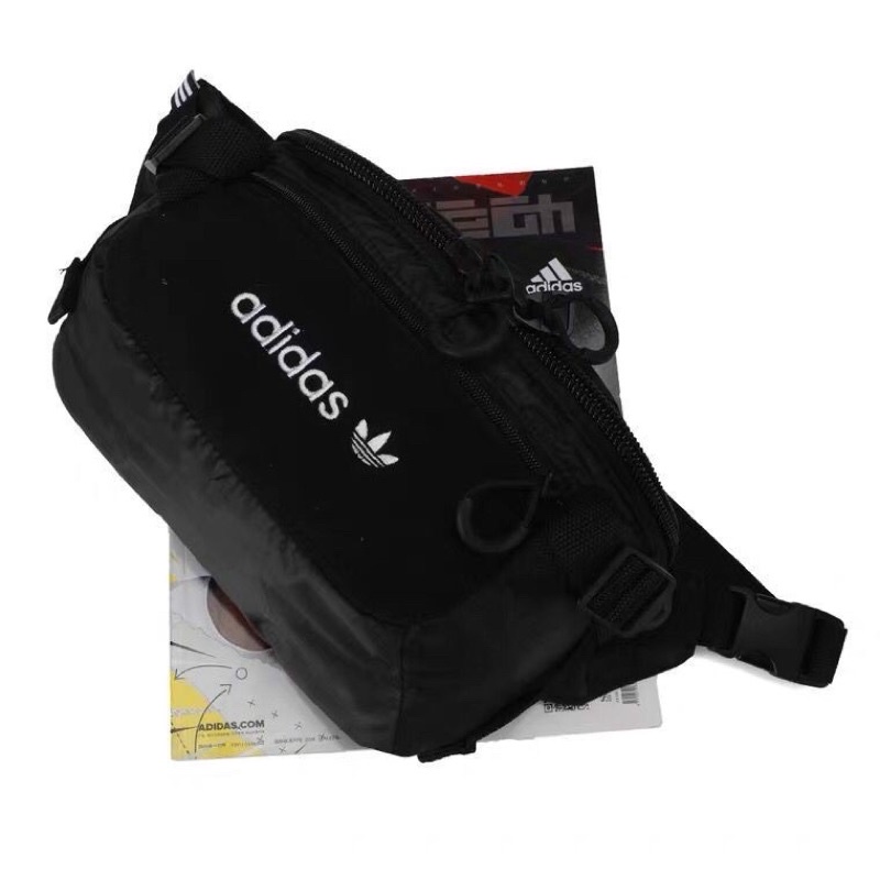 อาดิดาสADIDASอักษรปักลายกีฬาสบายๆป่ากระเป๋าคาดเอว แฟชั่นงานดีมาใหม่ NO16