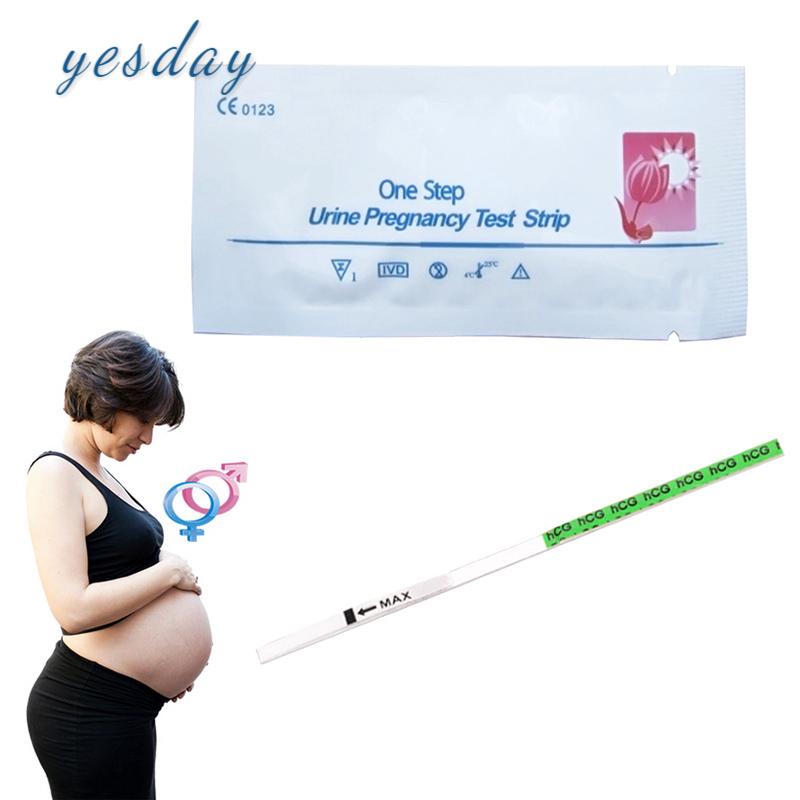 Y① 10/20/50/100 pcs Accuracy Quick Home One Step Early Pregnancy Test Strips Papers Urine HCG Diagnostic Tests