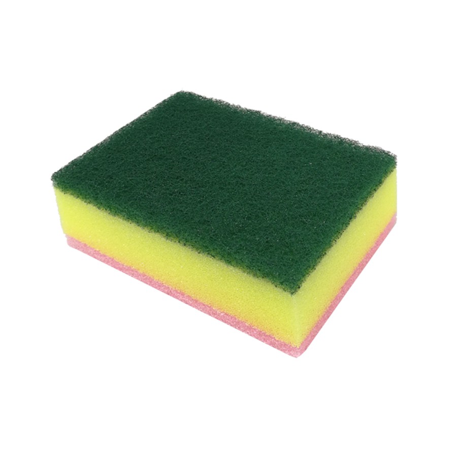 Poly-Brite โพลี-ไบรท์ ใยขัดอเนกประสงค์ 2in1 รุ่นเต็มมือ ขัดคราบฝังแน่น/ทั่วไป ฟองน้ำนุ่ม อุ้มน้ำดี - รูปที่ 2