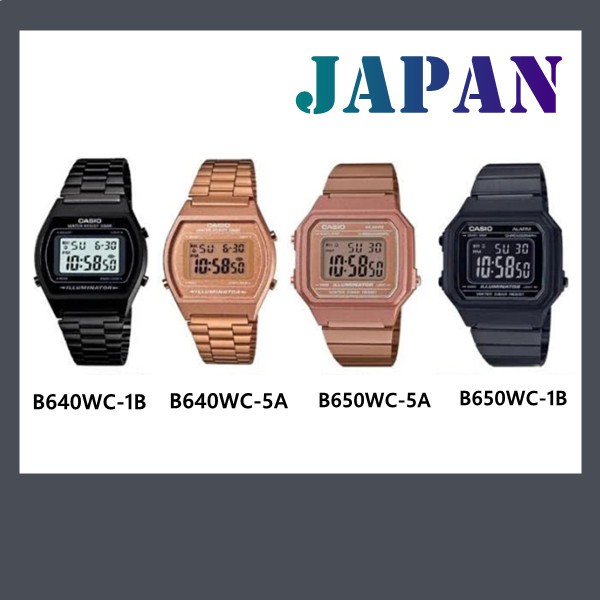 พร้อมส่ง Ca sio นาฬิกาข้อมือชาย+หญิง รุ่น B640WC / B650WC สินค้าใหม่ ประกันร้านค้า