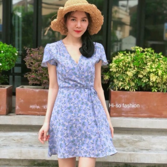 เดรสลายดอก ครบสี มีปลายทาง ฮอตมากก ลายมาใหม่ floral-dress !!! 2 ขายส่ง ราคาถูก