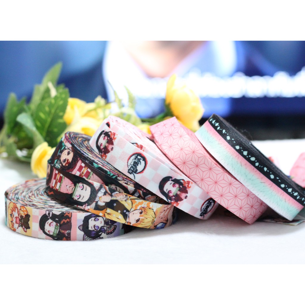 ริบบิ้นผ้าสองหน้าลายการ์ตูน หน้ากว้าง 20 cm ราคา ถูกที่สุด ดีลบีเคเค แกลเลอรีภาพที่ 3